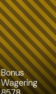 Bonus Wagering 8578